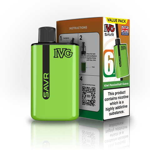 Buy Bulk Wholesale IVG SAVR 3000 Disposable Vape Box of 5 - vapesourceuk