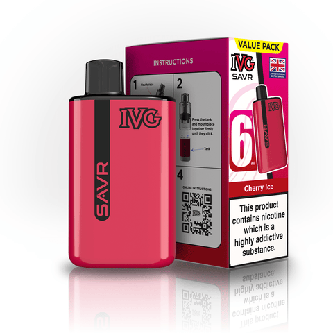 Buy Bulk Wholesale IVG SAVR 3000 Disposable Vape Box of 5 - vapesourceuk