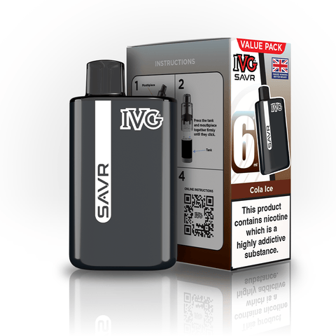 Buy Bulk Wholesale IVG SAVR 3000 Disposable Vape Box of 5 - vapesourceuk