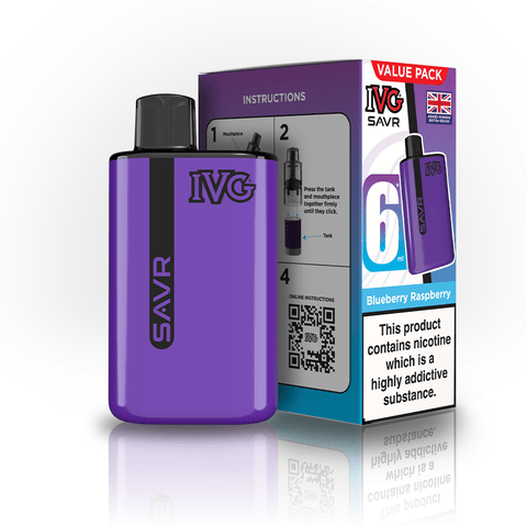 Buy Bulk Wholesale IVG SAVR 3000 Disposable Vape Box of 5 - vapesourceuk