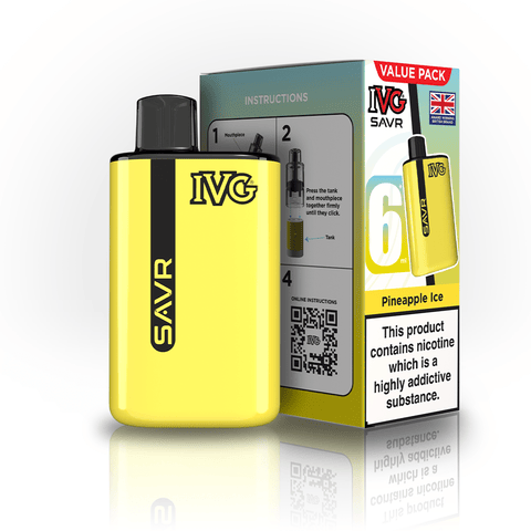 Buy Bulk Wholesale IVG SAVR 3000 Disposable Vape Box of 5 - vapesourceuk