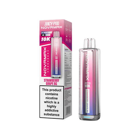 Buy Bulk Wholesale Juicy Pod Novamax 10k Prefilled Pod Vape Kit Pack of 5 - vapesourceuk
