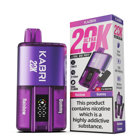 Buy Bulk Wholesale Kabri Ultra 20K Disposable Vape Pack of 5 - vapesourceuk