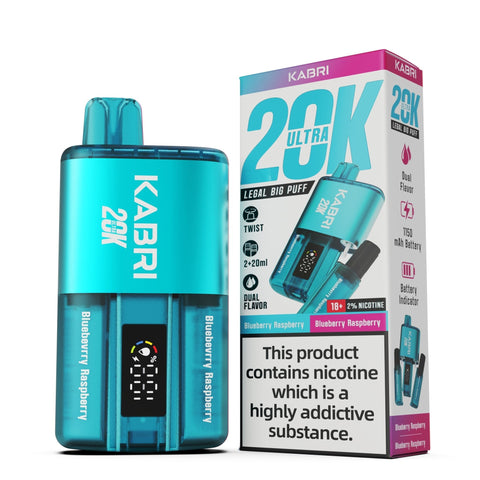Buy Bulk Wholesale Kabri Ultra 20K Disposable Vape Pack of 5 - vapesourceuk