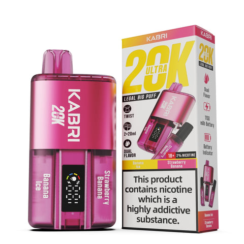Buy Bulk Wholesale Kabri Ultra 20K Disposable Vape Pack of 5 - vapesourceuk