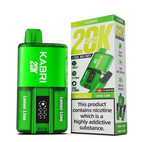 Buy Bulk Wholesale Kabri Ultra 20K Disposable Vape Pack of 5 - vapesourceuk