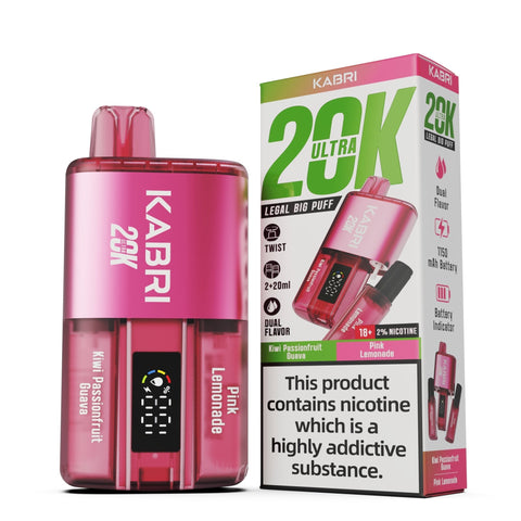 Buy Bulk Wholesale Kabri Ultra 20K Disposable Vape Pack of 5 - vapesourceuk