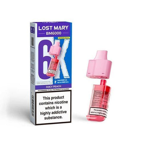 Buy Bulk Wholesale Lost Mary BM6000 Prefilled Pods Pack of 5 - vapesourceuk
