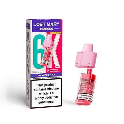 Buy Bulk Wholesale Lost Mary BM6000 Prefilled Pods Pack of 5 - vapesourceuk