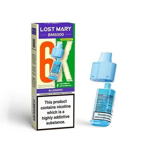 Buy Bulk Wholesale Lost Mary BM6000 Prefilled Pods Pack of 5 - vapesourceuk