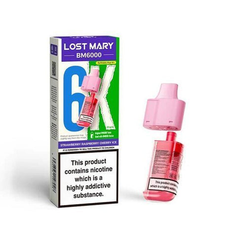Buy Bulk Wholesale Lost Mary BM6000 Prefilled Pods Pack of 5 - vapesourceuk