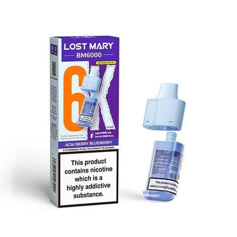 Buy Bulk Wholesale Lost Mary BM6000 Prefilled Pods Pack of 5 - vapesourceuk