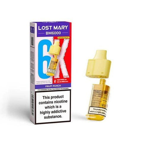 Buy Bulk Wholesale Lost Mary BM6000 Prefilled Pods Pack of 5 - vapesourceuk
