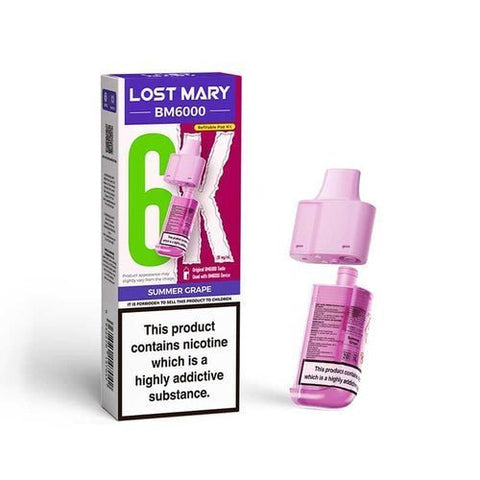 Buy Bulk Wholesale Lost Mary BM6000 Prefilled Pods Pack of 5 - vapesourceuk