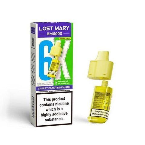 Buy Bulk Wholesale Lost Mary BM6000 Prefilled Pods Pack of 5 - vapesourceuk
