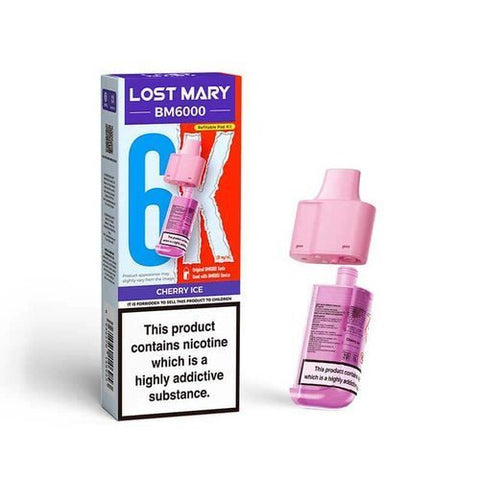 Buy Bulk Wholesale Lost Mary BM6000 Prefilled Pods Pack of 5 - vapesourceuk