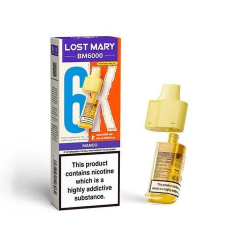 Buy Bulk Wholesale Lost Mary BM6000 Prefilled Pods Pack of 5 - vapesourceuk