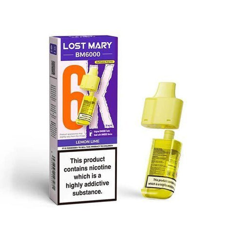 Buy Bulk Wholesale Lost Mary BM6000 Prefilled Pods Pack of 5 - vapesourceuk