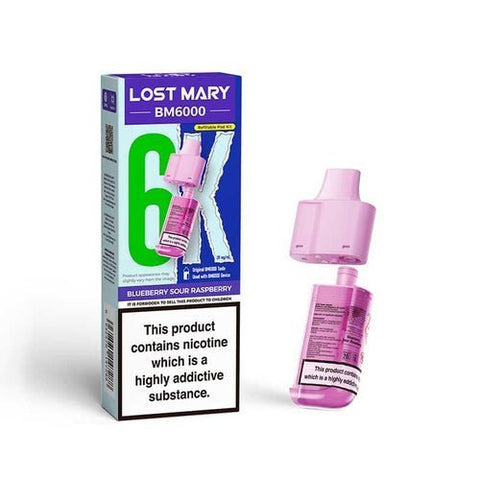 Buy Bulk Wholesale Lost Mary BM6000 Prefilled Pods Pack of 5 - vapesourceuk