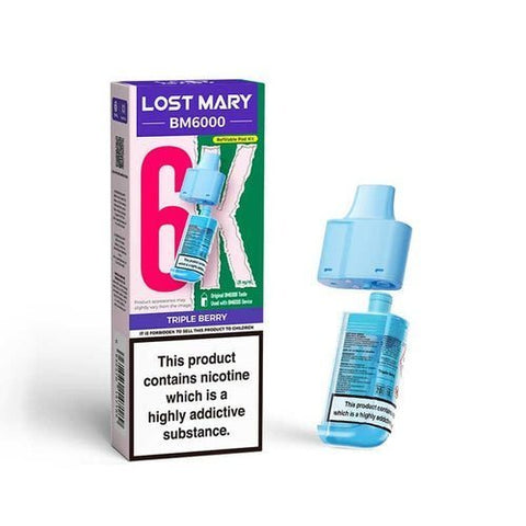 Buy Bulk Wholesale Lost Mary BM6000 Prefilled Pods Pack of 5 - vapesourceuk