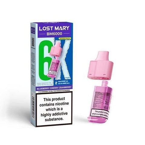 Buy Bulk Wholesale Lost Mary BM6000 Prefilled Pods Pack of 5 - vapesourceuk