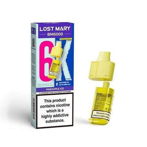 Buy Bulk Wholesale Lost Mary BM6000 Prefilled Pods Pack of 5 - vapesourceuk