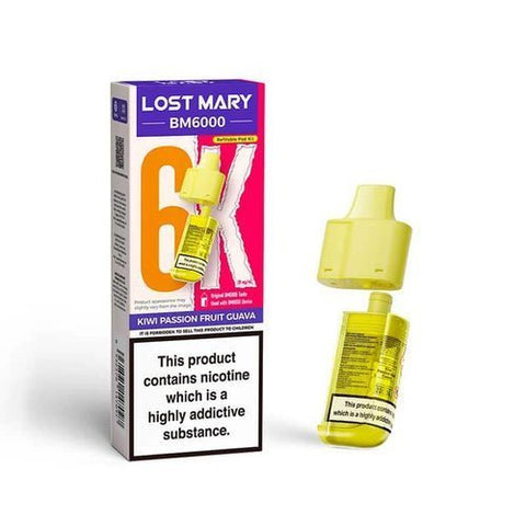 Buy Bulk Wholesale Lost Mary BM6000 Prefilled Pods Pack of 5 - vapesourceuk
