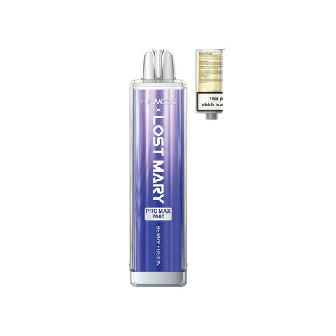 Buy Bulk Wholesale Lost Mary x Hawcos Pro Max 7000 Disposable Vape Pack of 10 - vapesourceuk