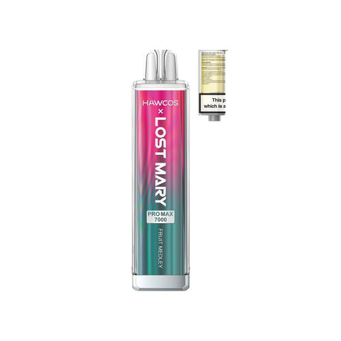 Buy Bulk Wholesale Lost Mary x Hawcos Pro Max 7000 Disposable Vape Pack of 10 - vapesourceuk