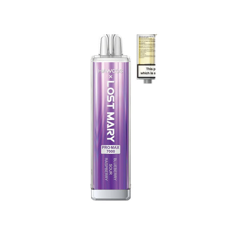 Buy Bulk Wholesale Lost Mary x Hawcos Pro Max 7000 Disposable Vape Pack of 10 - vapesourceuk