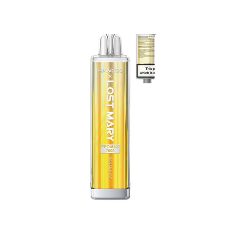 Buy Bulk Wholesale Lost Mary x Hawcos Pro Max 7000 Disposable Vape Pack of 10 - vapesourceuk