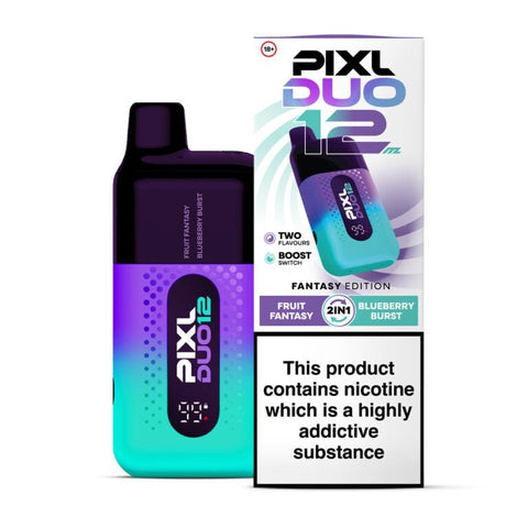 Buy Bulk Wholesale Pixl Duo 12000 Disposable Vape Box of 5 - vapesourceuk