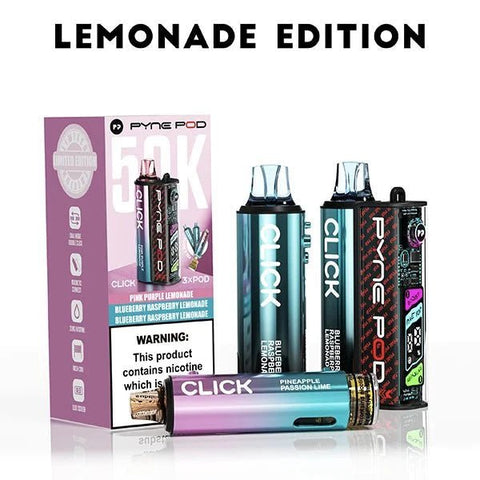 Buy Bulk Wholesale Pyne Pod Click 50k Prefilled Pod Vape Kit Box of 5 - vapesourceuk