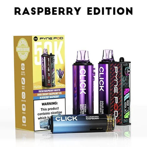 Buy Bulk Wholesale Pyne Pod Click 50k Prefilled Pod Vape Kit Box of 5 - vapesourceuk