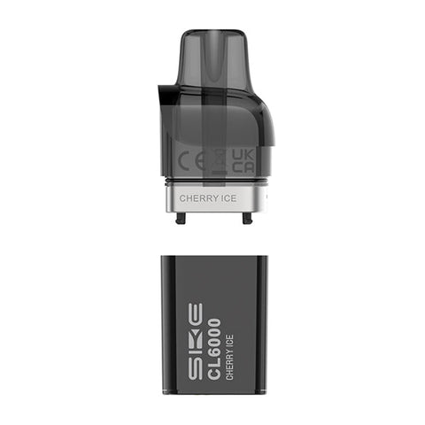 Buy Bulk Wholesale SKE Crystal CL6000 Prefilled Replacement Pods - Box of 5 - vapesourceuk