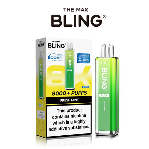 Buy Bulk Wholesale The Crystal Bling Max 8000 Prefilled Vape Pod Kit Box of 5 - vapesourceuk