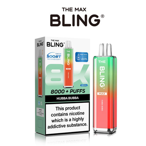 Buy Bulk Wholesale The Crystal Bling Max 8000 Prefilled Vape Pod Kit Box of 5 - vapesourceuk