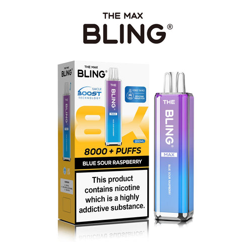 Buy Bulk Wholesale The Crystal Bling Max 8000 Prefilled Vape Pod Kit Box of 5 - vapesourceuk