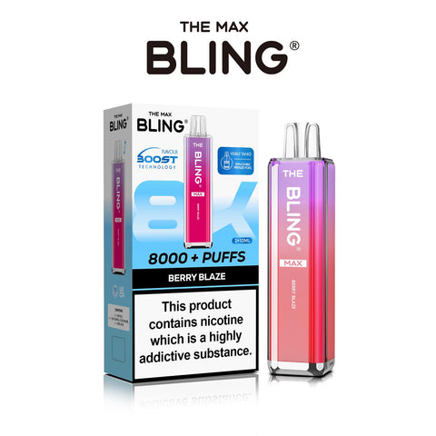 Buy Bulk Wholesale The Crystal Bling Max 8000 Prefilled Vape Pod Kit Box of 5 - vapesourceuk