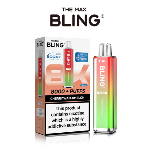 Buy Bulk Wholesale The Crystal Bling Max 8000 Prefilled Vape Pod Kit Box of 5 - vapesourceuk