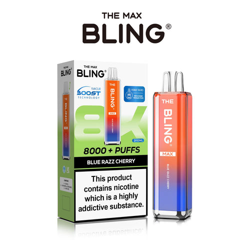 Buy Bulk Wholesale The Crystal Bling Max 8000 Prefilled Vape Pod Kit Box of 5 - vapesourceuk