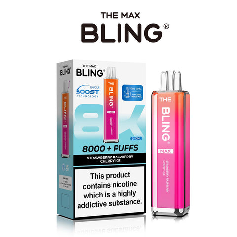 Buy Bulk Wholesale The Crystal Bling Max 8000 Prefilled Vape Pod Kit Box of 5 - vapesourceuk