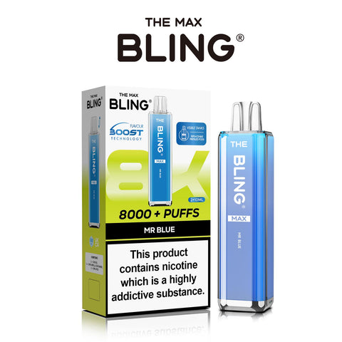 Buy Bulk Wholesale The Crystal Bling Max 8000 Prefilled Vape Pod Kit Box of 5 - vapesourceuk