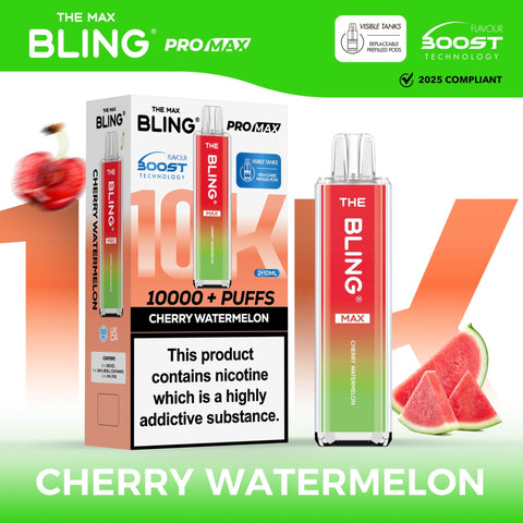 Buy Bulk Wholesale The Crystal Bling Max 8000 Prefilled Vape Pod Kit Box of 5 - vapesourceuk