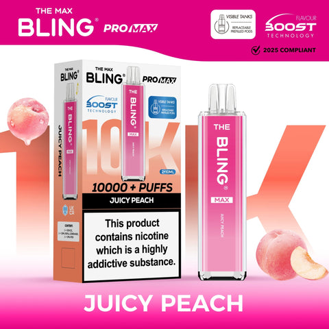 Buy Bulk Wholesale The Crystal Bling Max 8000 Prefilled Vape Pod Kit Box of 5 - vapesourceuk