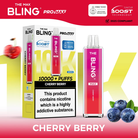 Buy Bulk Wholesale The Crystal Bling Max 8000 Prefilled Vape Pod Kit Box of 5 - vapesourceuk