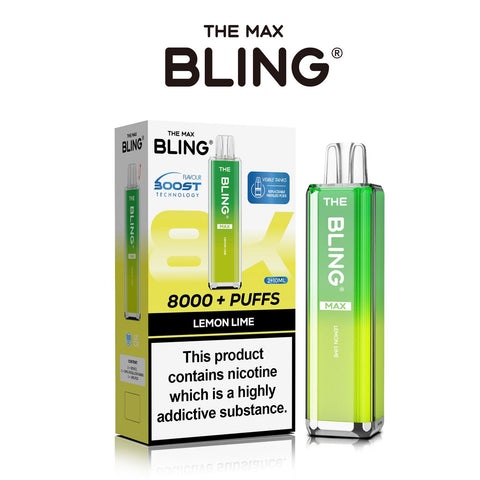 Buy Bulk Wholesale The Crystal Bling Max 8000 Prefilled Vape Pod Kit Box of 5 - vapesourceuk