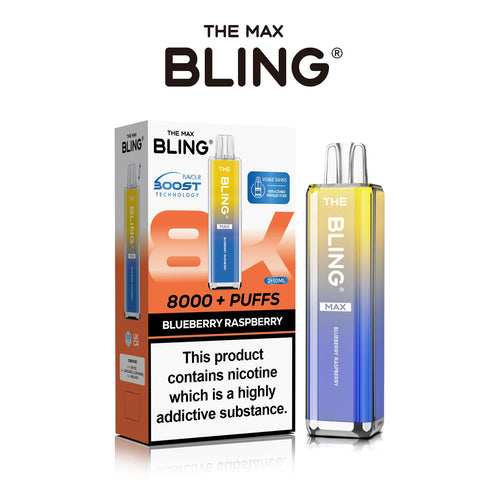 Buy Bulk Wholesale The Crystal Bling Max 8000 Prefilled Vape Pod Kit Box of 5 - vapesourceuk