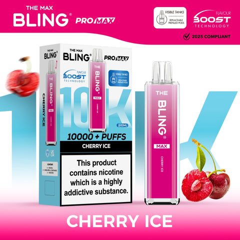 Buy Bulk Wholesale The Crystal Bling Max 8000 Prefilled Vape Pod Kit Box of 5 - vapesourceuk