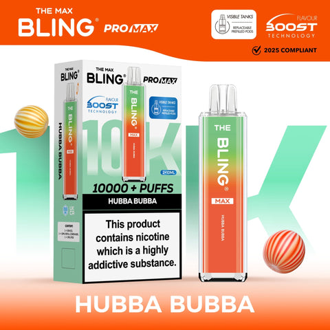 Buy Bulk Wholesale The Crystal Bling Max 8000 Prefilled Vape Pod Kit Box of 5 - vapesourceuk